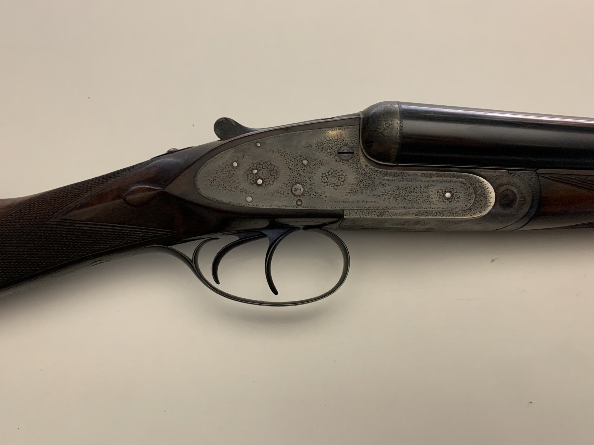 JAMES PURDEY 	SIDE BY SIDE BEST SHOTGUN FULL SET	12