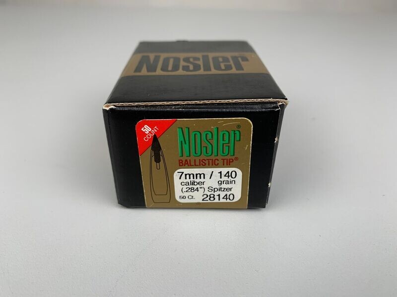 NOSLER	CAL: 7 MM	.284/ 140 GR. SPITZER