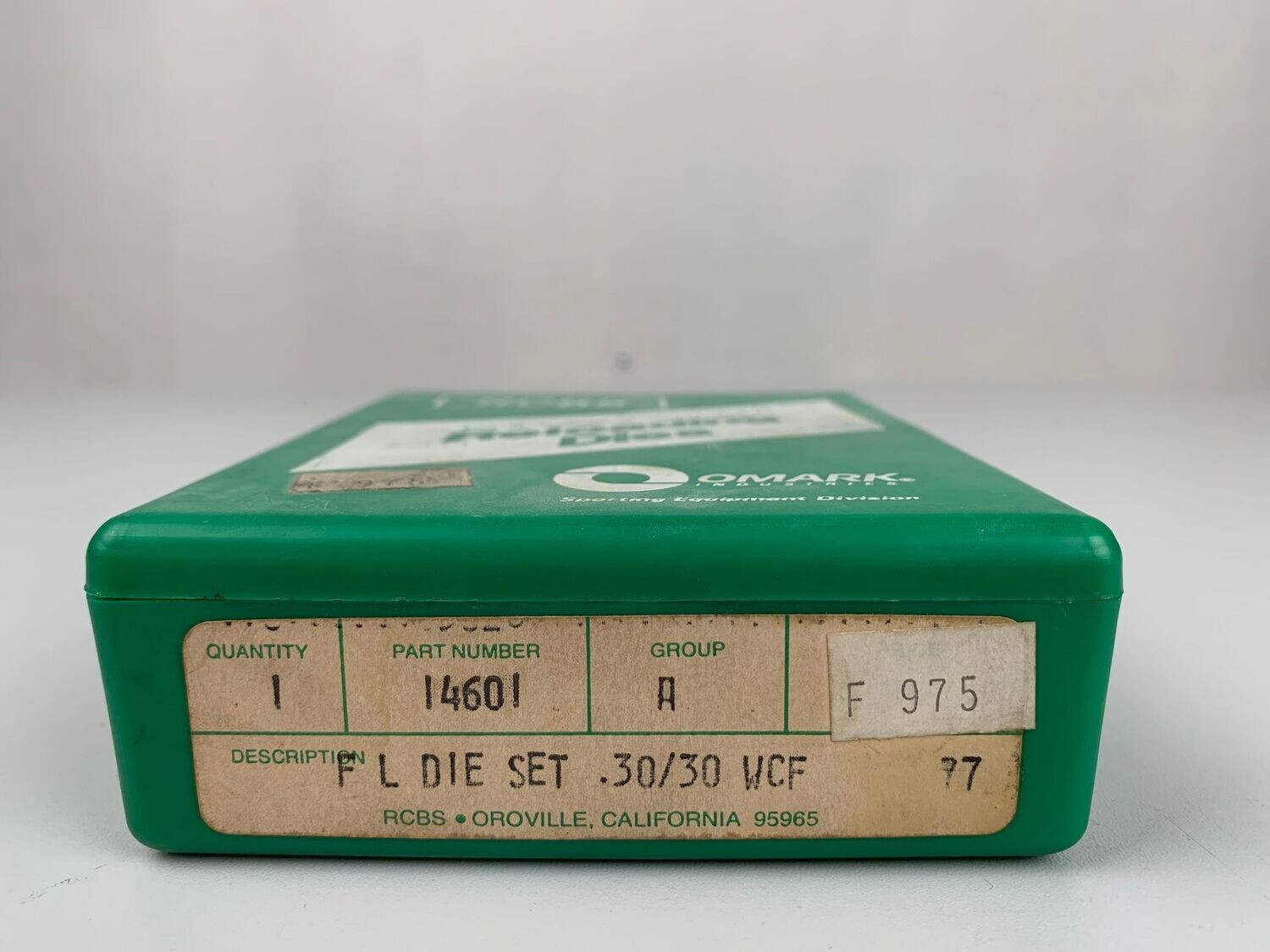 RCBS	F L DIE SET 	.30/30 WCF