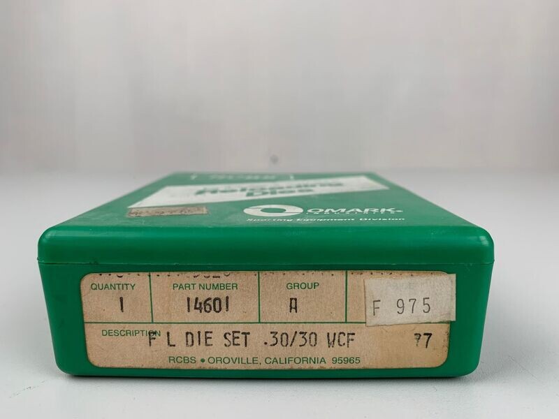 RCBS	F L DIE SET 	.30/30 WCF