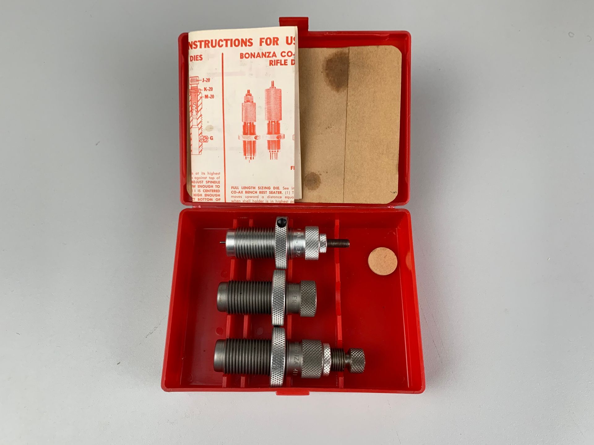 BONANZA	DIE SET	41 S&W MAG.