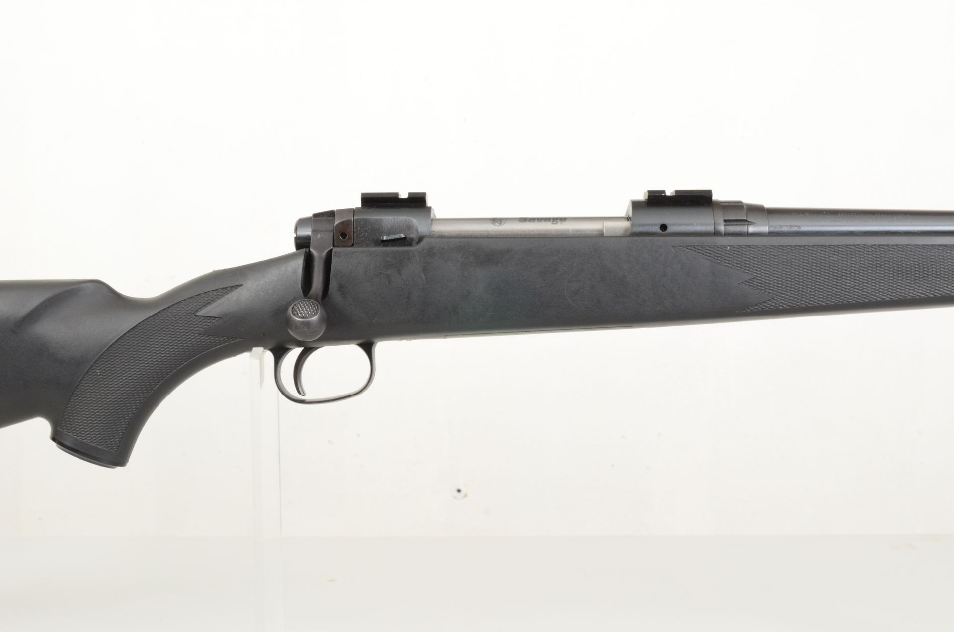SAVAGE	110	BLACK SYNTHETIC STOCK