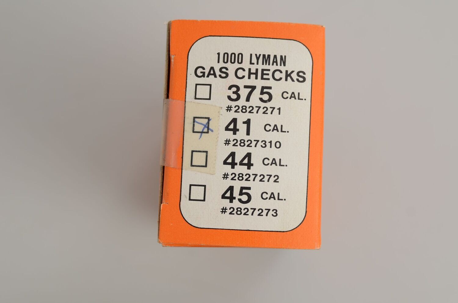 LYMAN	41 CAL	GAS CHECKS