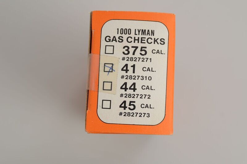 LYMAN	41 CAL	GAS CHECKS