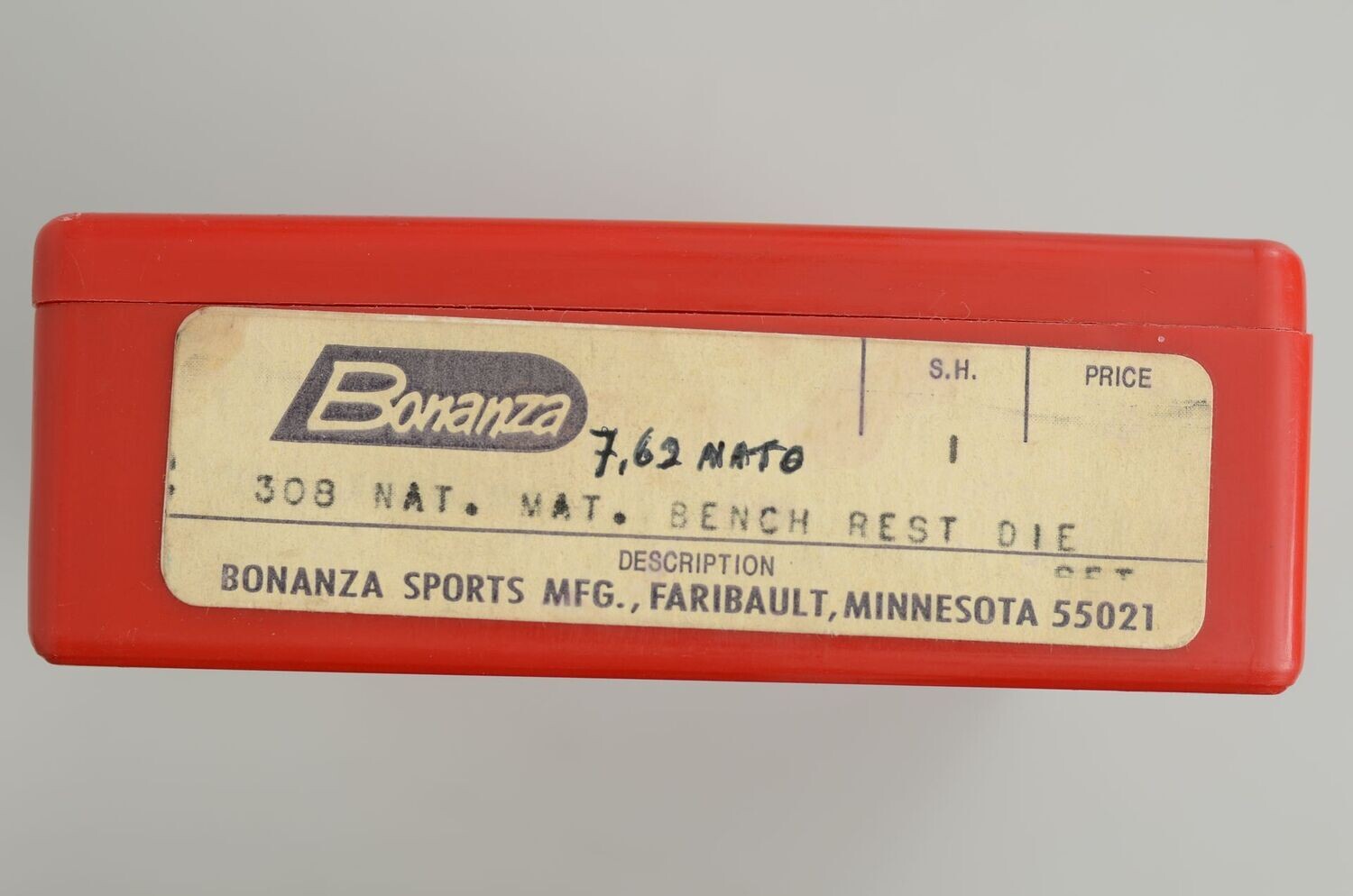 BONANZA	2 DIE BENCHREST SET	7,62 NATO - 308 WIN