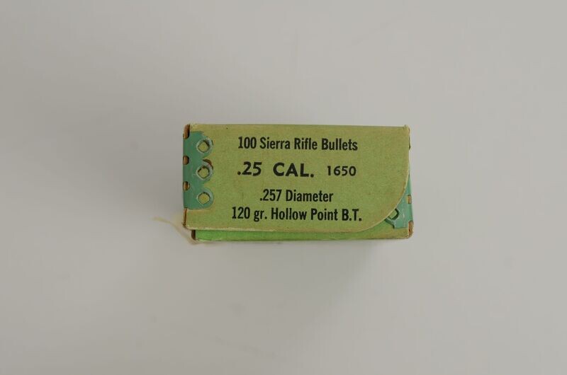 SIERRA	25 CAL	120 GR HPBT / 1650