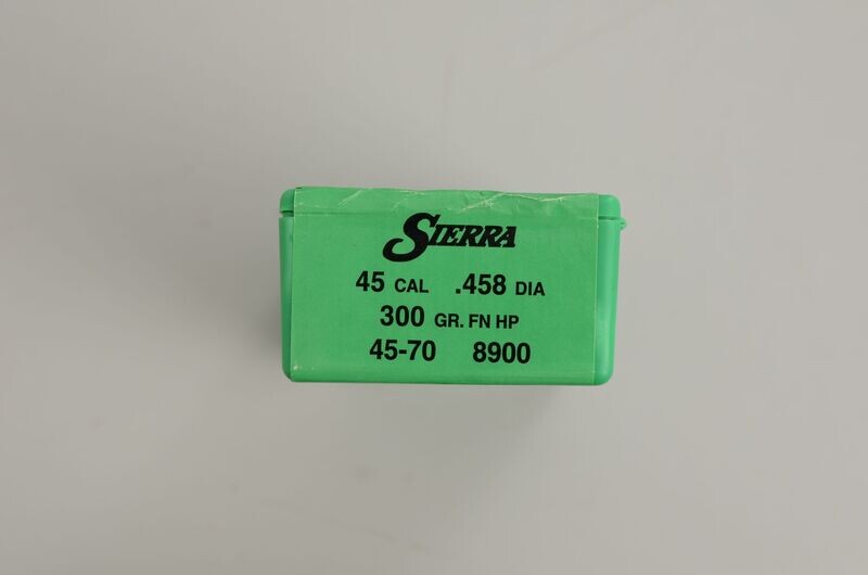 SIERRA	45 CAL	300 GR FNHP 45-70 / 8900