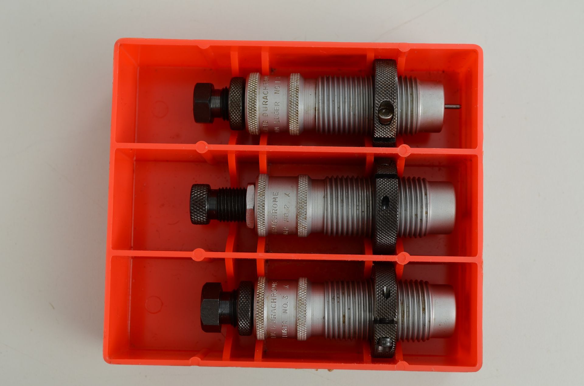 PACIFIC	FL 3 DIE SET DURACHROME	9MM LUGER