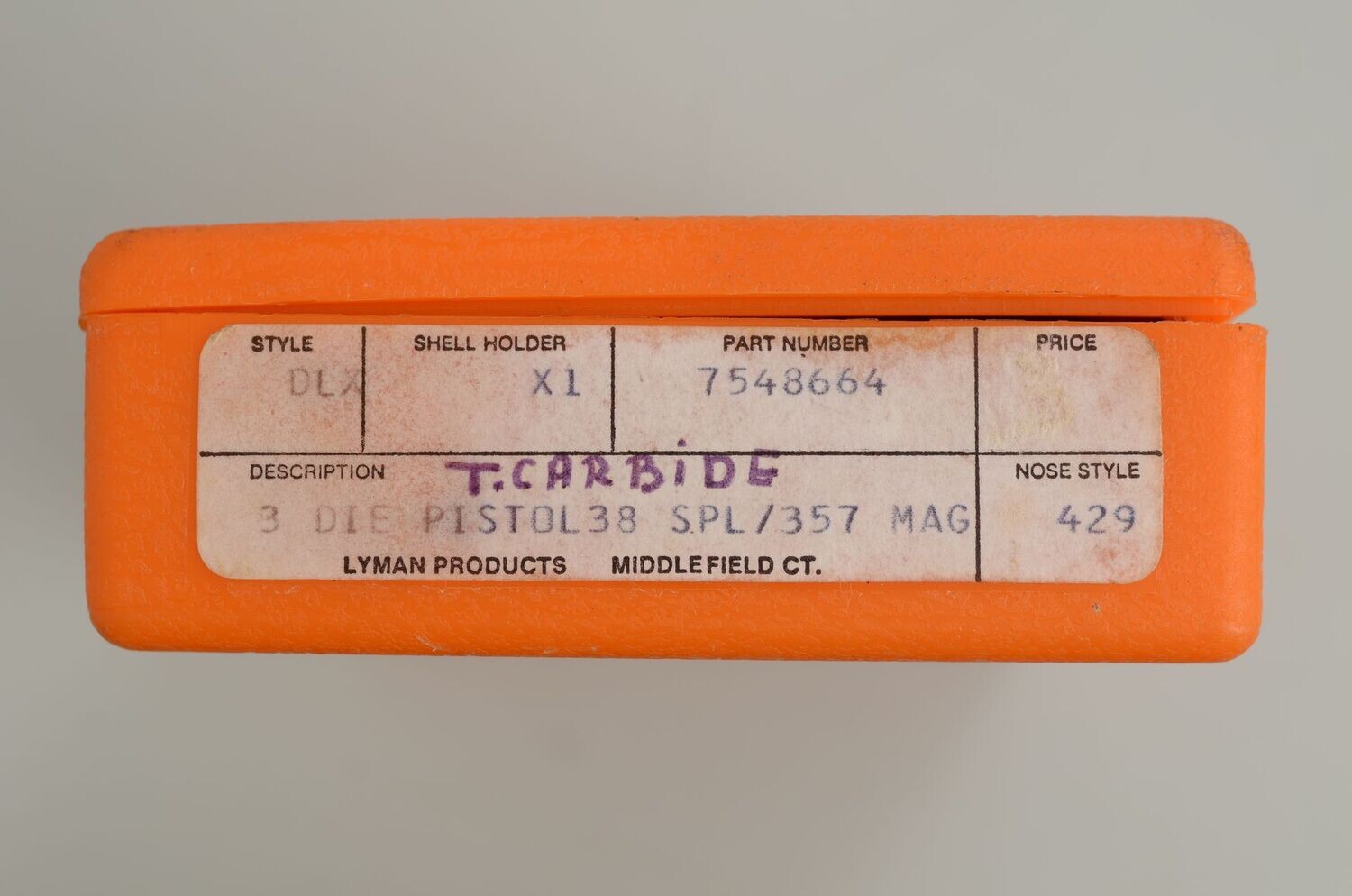LYMAN	3 DIE TC SET	38/357