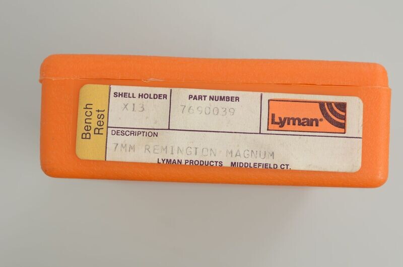 LYMAN	2 DIE BENCHREST SET	7MM REM MAGNUM