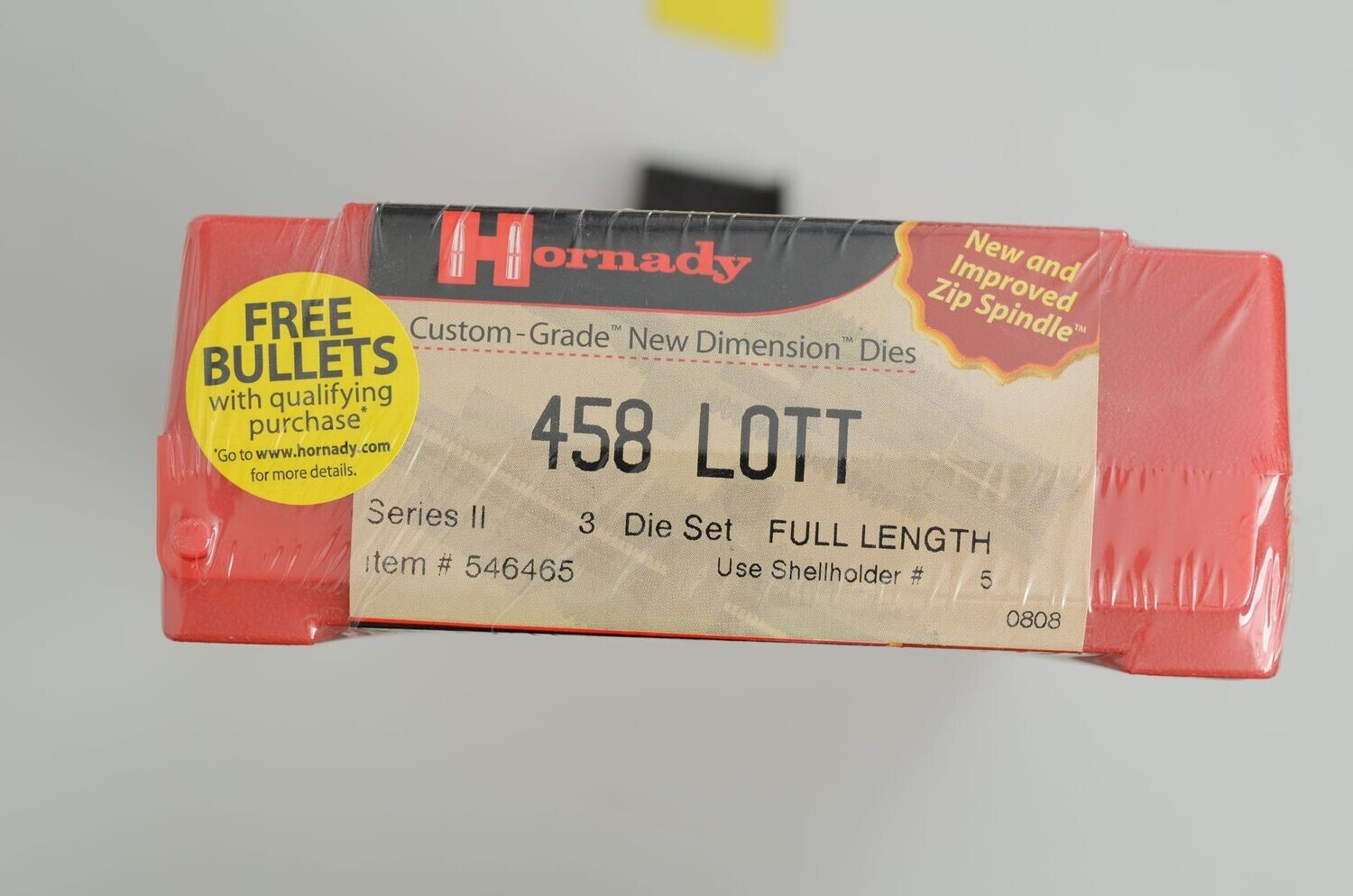 HORNADY	FL 3 DIE SET CUSTOM GRADE	458 LOTT