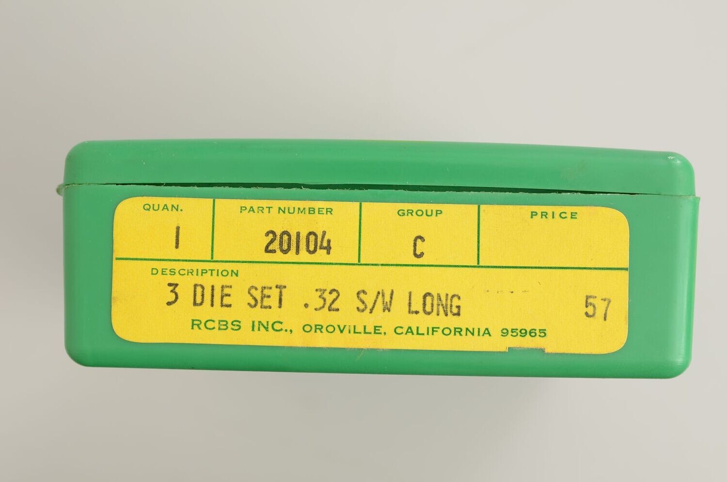 RCBS	FL 3 DIE STEEL  SET	32 SW LONG