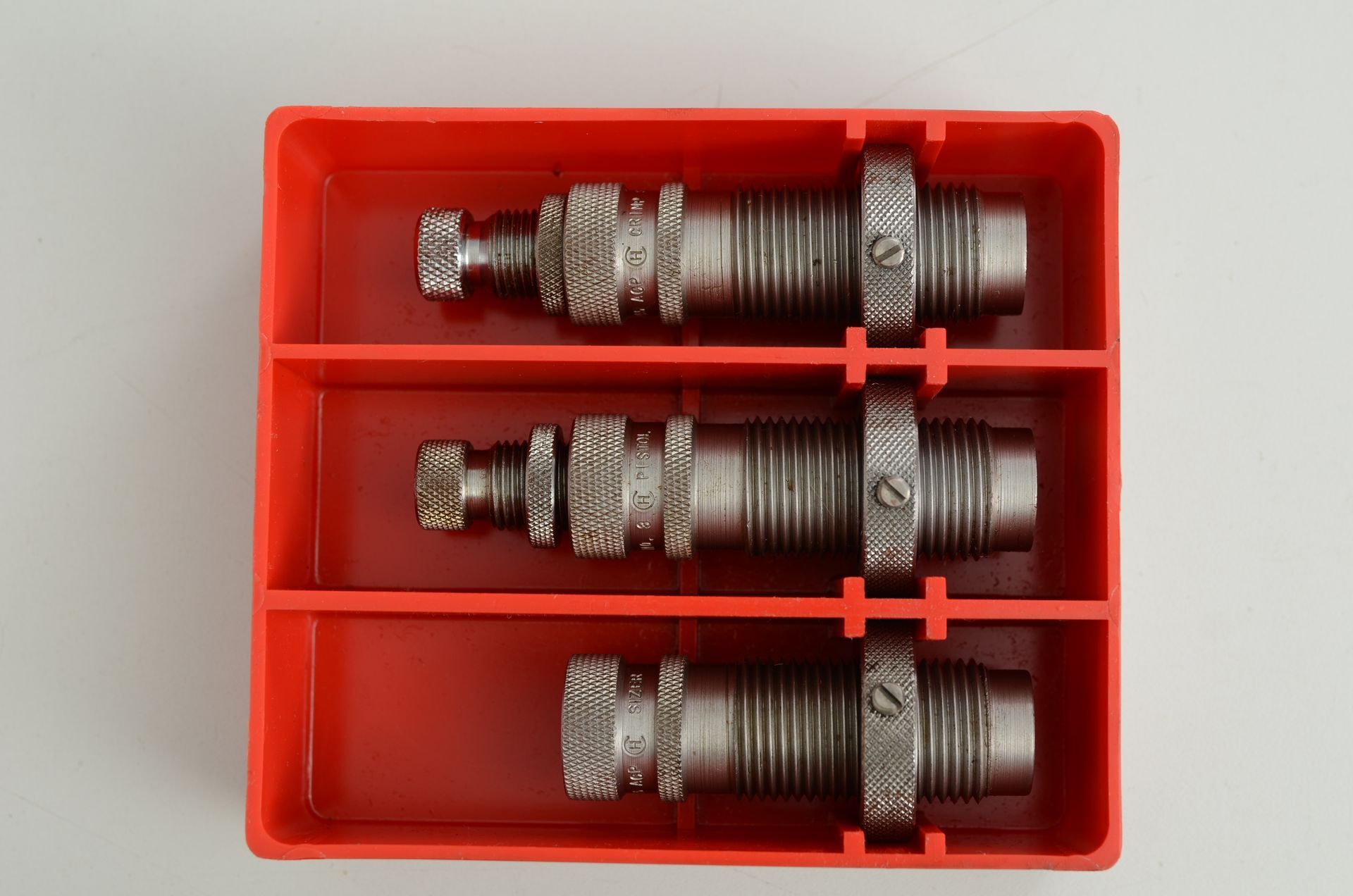 CH	FL 3 DIE STEEL  SET	45 ACP / MISSING DECAP PIN