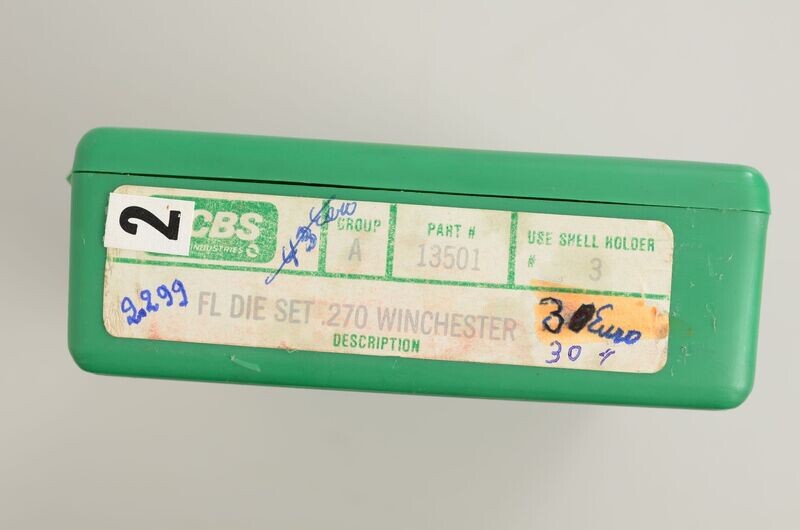 RCBS	FL 2 DIE STEEL SET	270 WIN / MISSING DECAP PIN