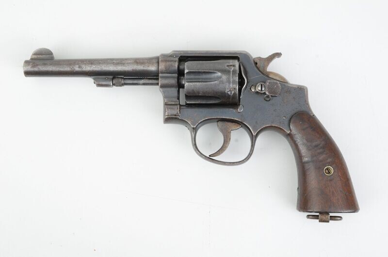 Smith & Wesson 38-200 British marking ( modified to 38 spl )