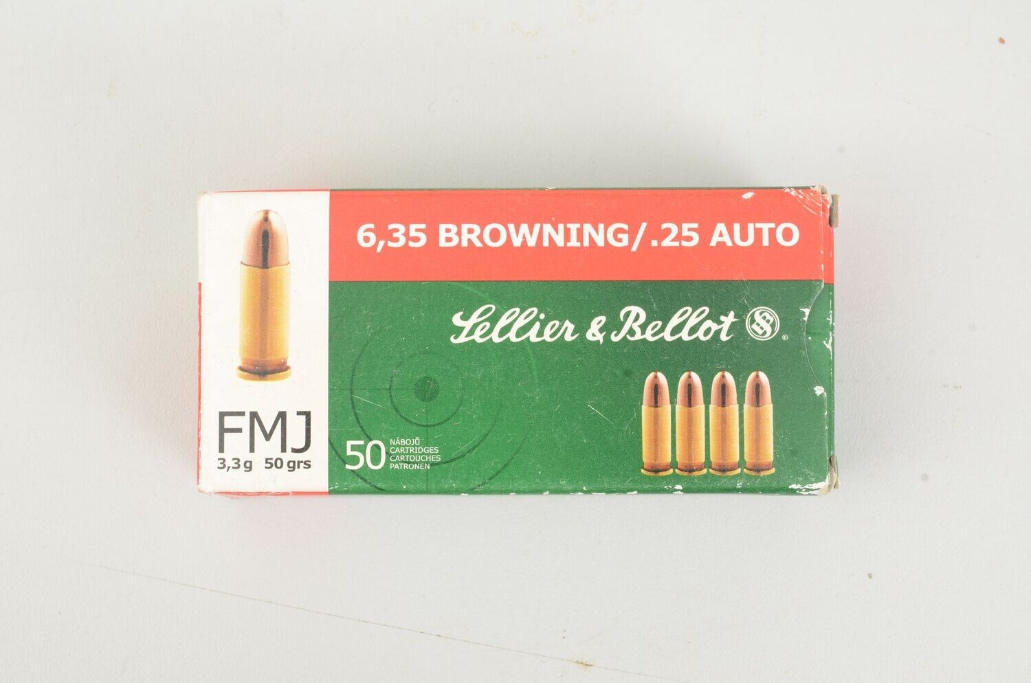 Sellier & Bellot 25acp 50gr FMJ