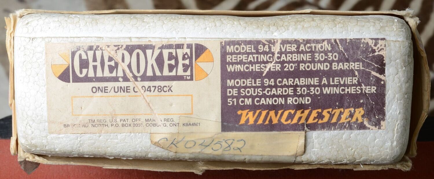 Original Box Mod 94 - Carbine  30-30 Cherokee 1978 - 9000 pr