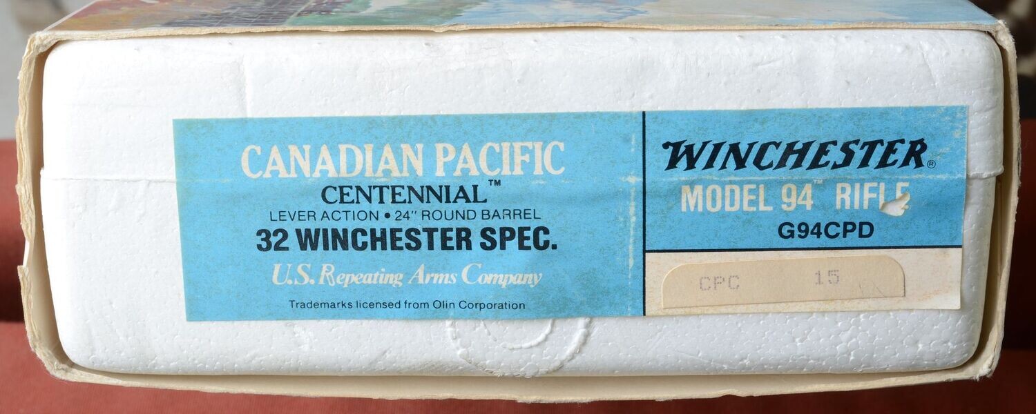 Original Rifle Box	Mod 94 - Rifle  32 Win Spl Canadian Pacific 1981 - 2700 pr