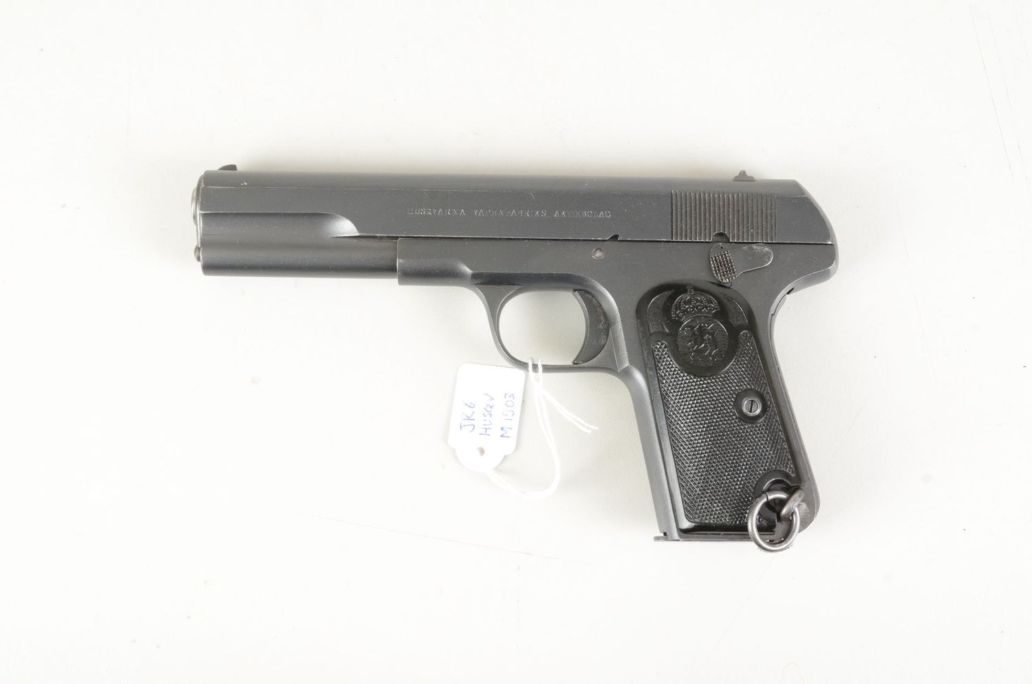 Husqvarna Model 1907 9mm Browning Long ( 9x20mm) Swedish army pistol