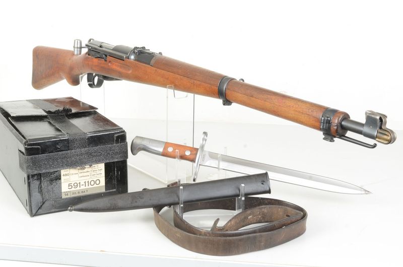 Schmidt - Rubin K31 rifle package incl ammo and acc.