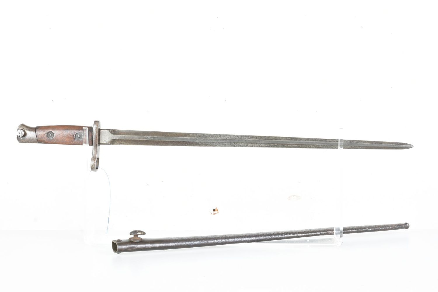 Knife Bayonet with scabbard for Mle 89-16/36 Belgian Mauser