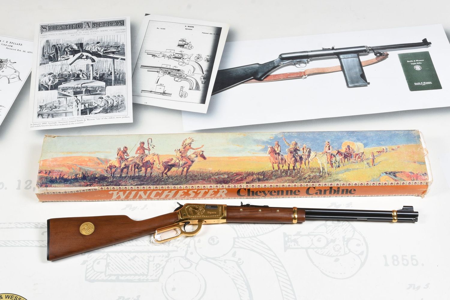 The Winchester The Winchester " CHEYENNE CARBINE " 9422 NIB