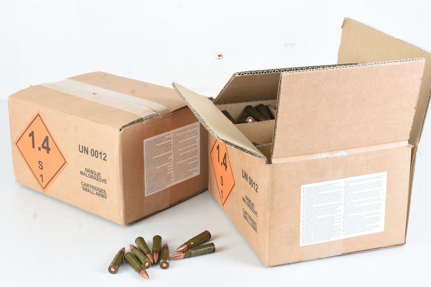 STV 7,62X39 mm - SURPLUS - 8 GRAM FMJ / BERDAN / STEEL CASE COR. CIP 500/BOX STV 7,62X39 mm - SURPLUS - 8 GRAM FMJ / BERDAN / STEEL CASE COR. CIP 500/BOX