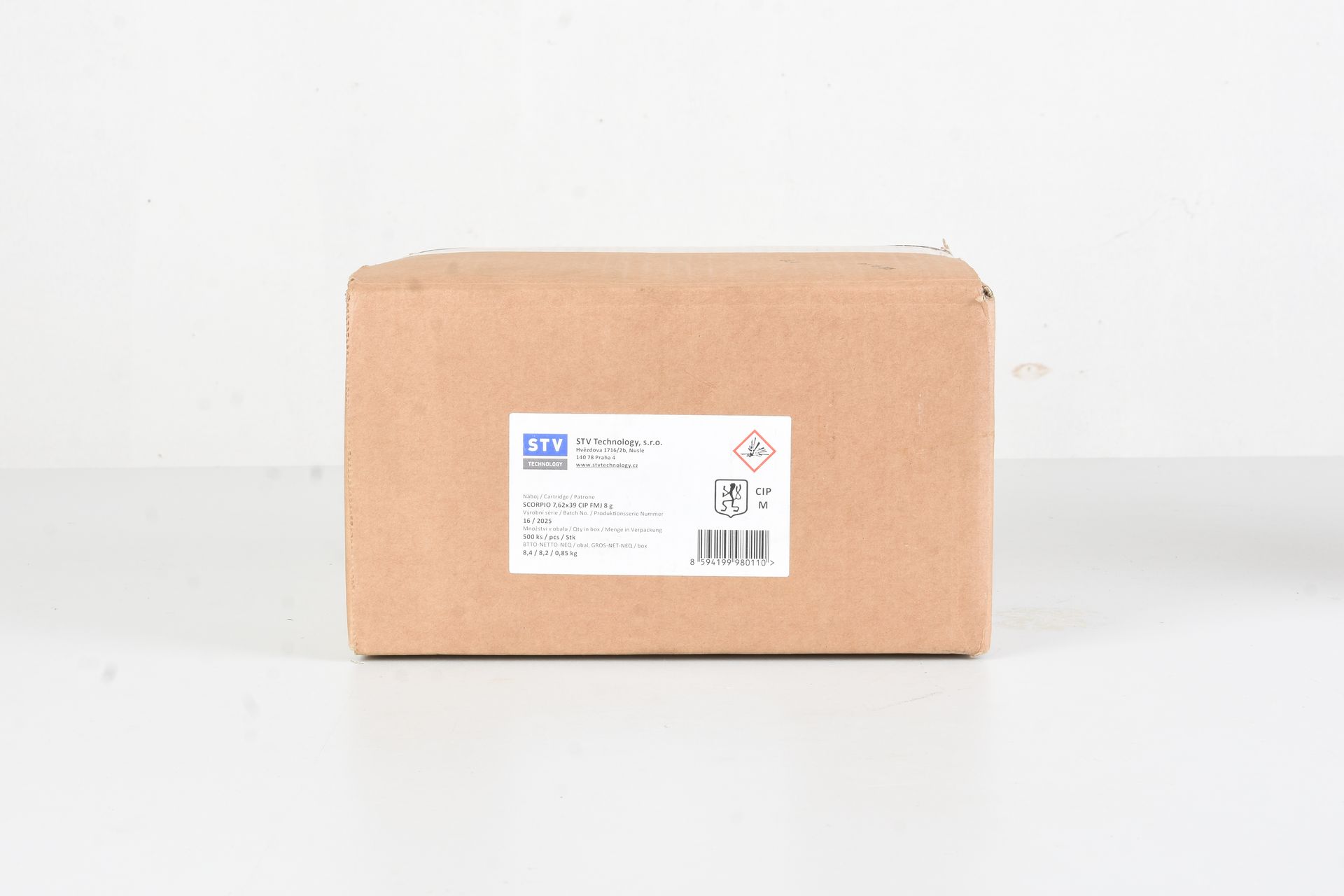 STV 7,62X39 mm - SURPLUS - 8 GRAM FMJ / BERDAN / STEEL CASE COR. CIP  500/BOX