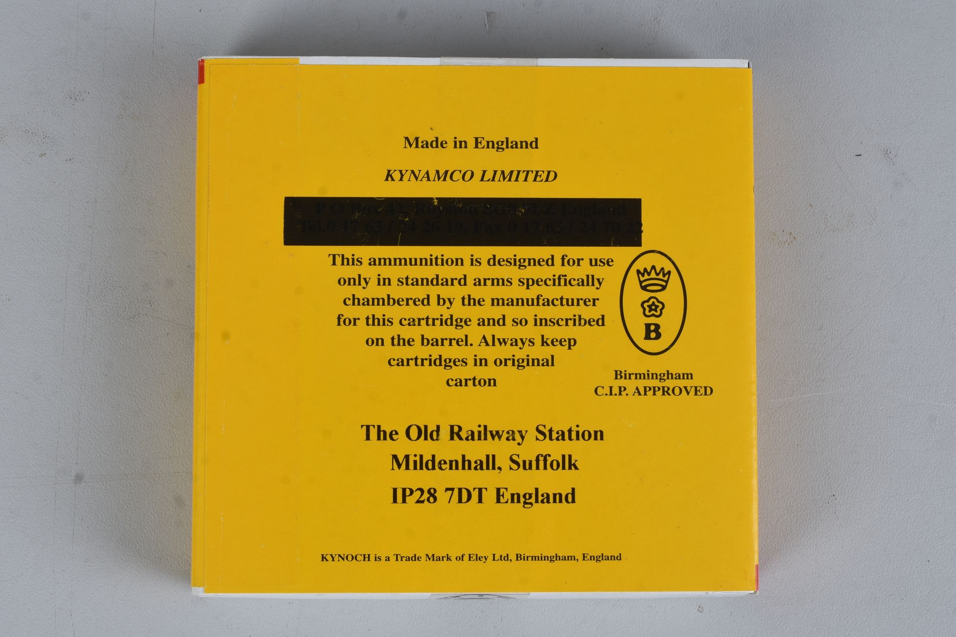KYNOCH 375H&H 300 GR SOLID 5rd box