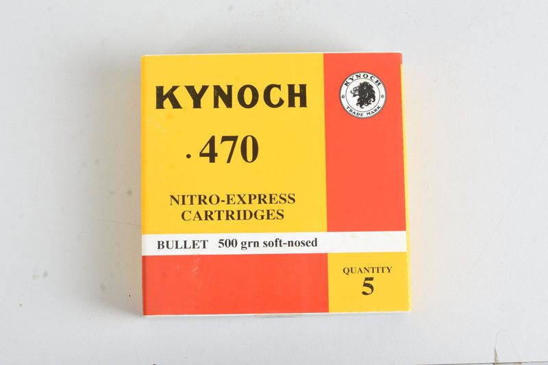 KYNOCH 470 NITRO - EXPRESS	500 GR SOFT NOSED 5RD