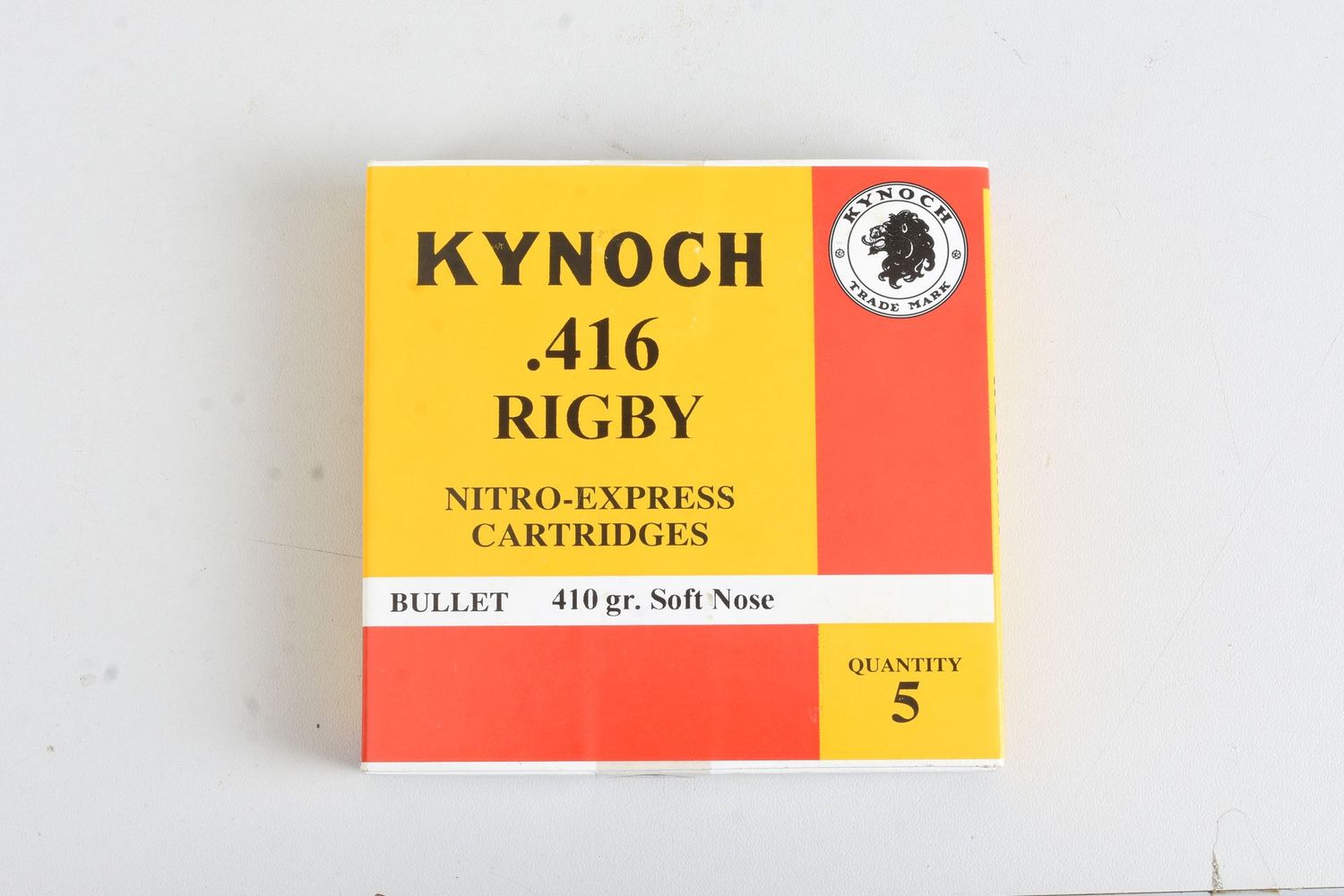 KYNOCH 416 RIGBY N-E 410 GR SOFT NOSE 5RD