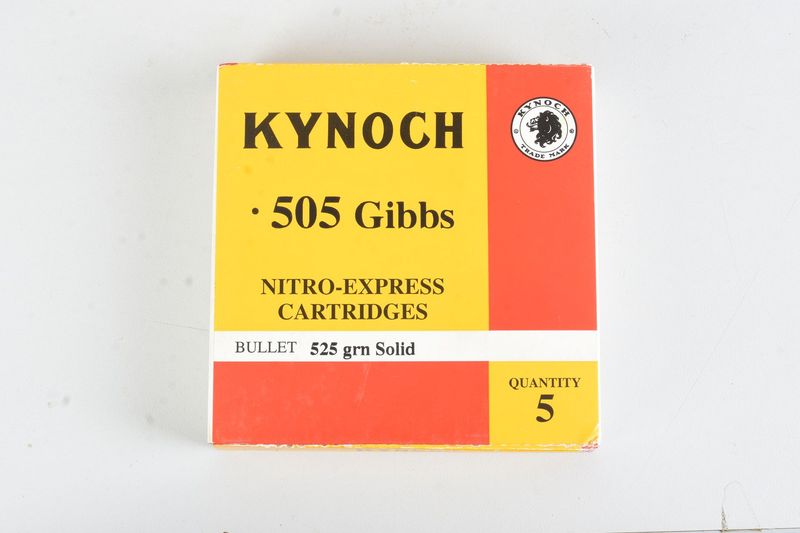 KYNOCH 505 GIBBS NITRO EXPRESS 525 GR SOLID 5RD