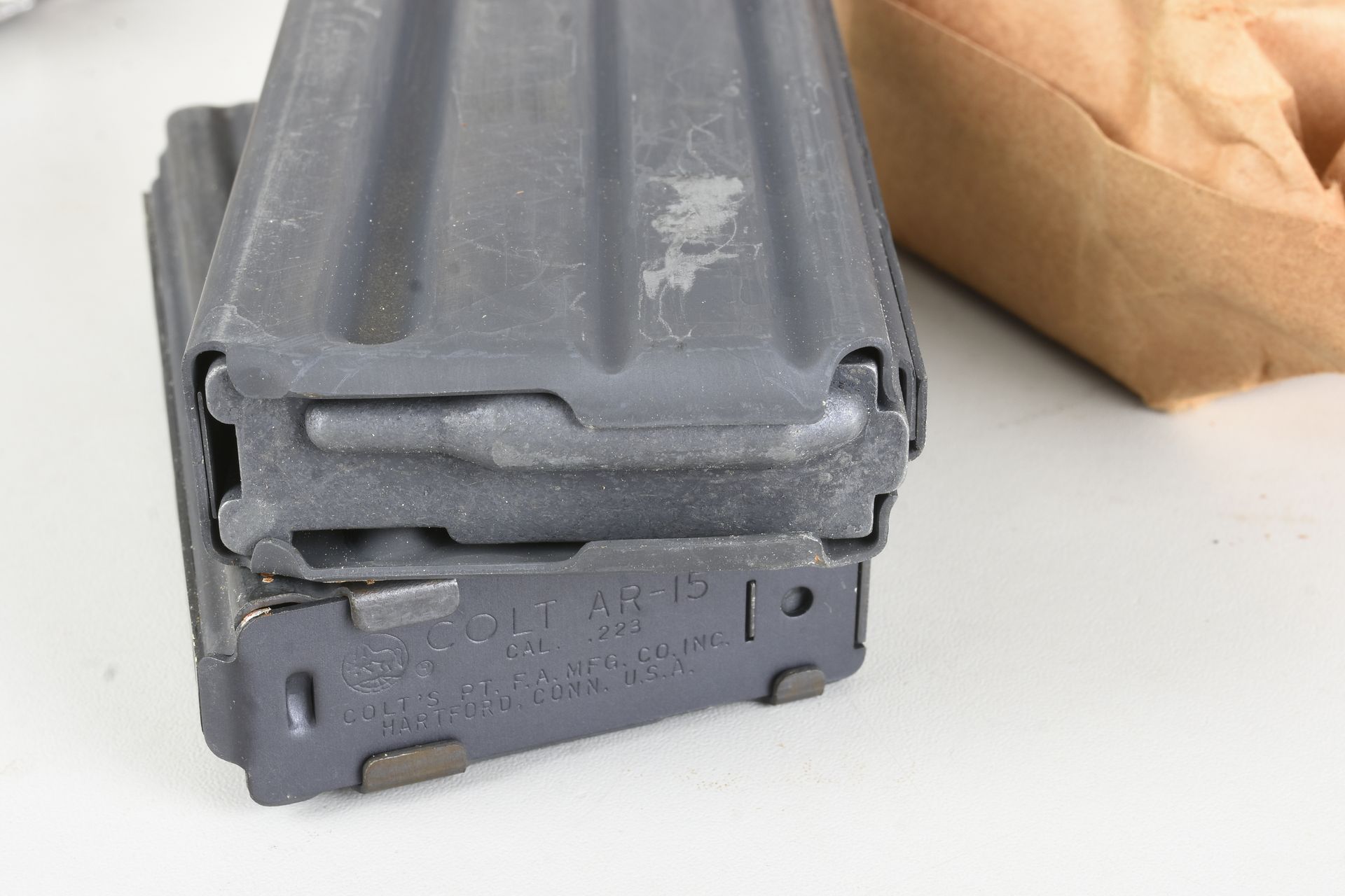 COLT AR15/M16 1967 20 RD MAG SEALED PACK / ( 4 X MAG ) In each WEYERHAEUSER COMP package  / sold per unit