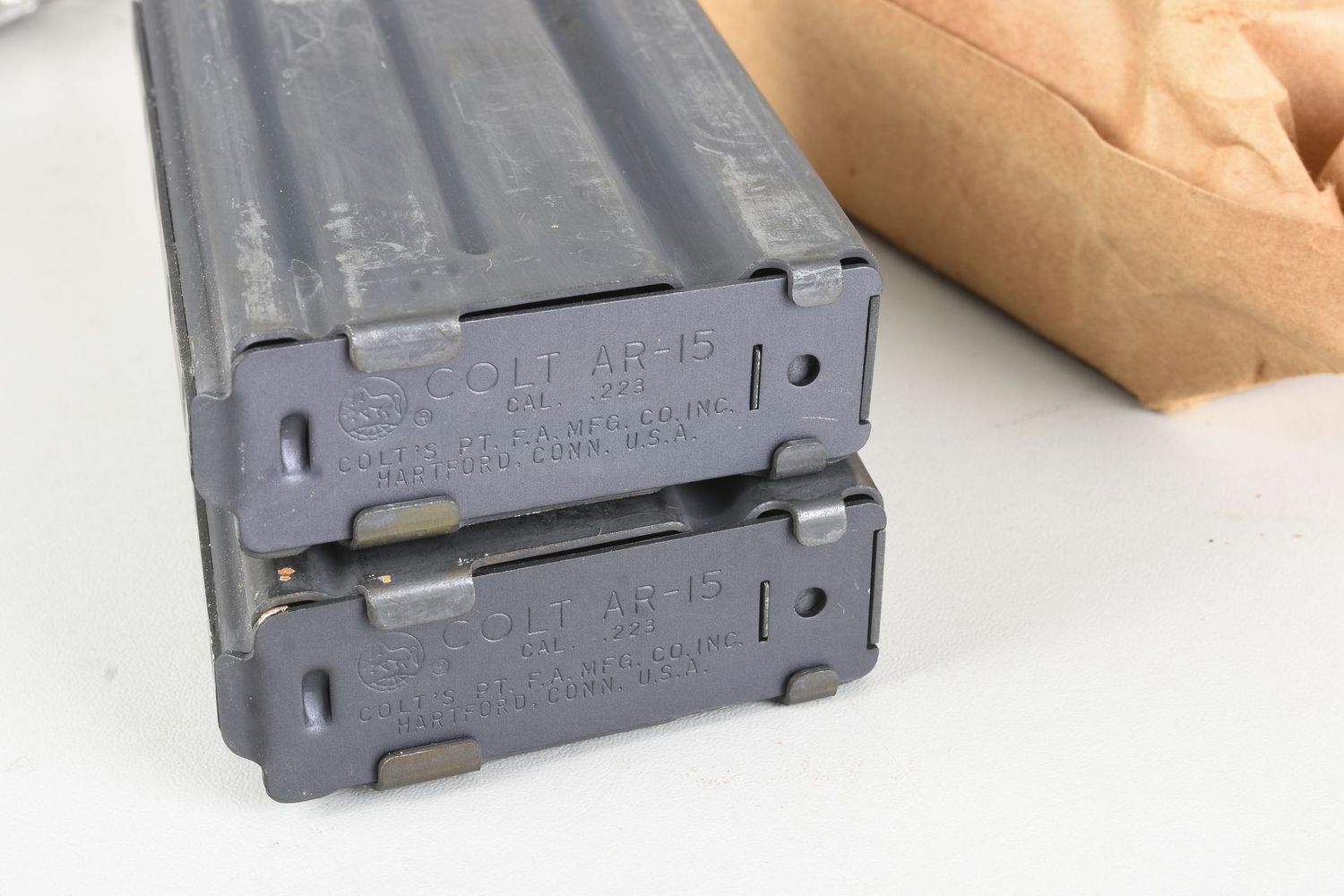 COLT AR15/M16 1967 20 RD MAG SEALED PACK / ( 4 X MAG ) In each WEYERHAEUSER COMP package  / sold per unit