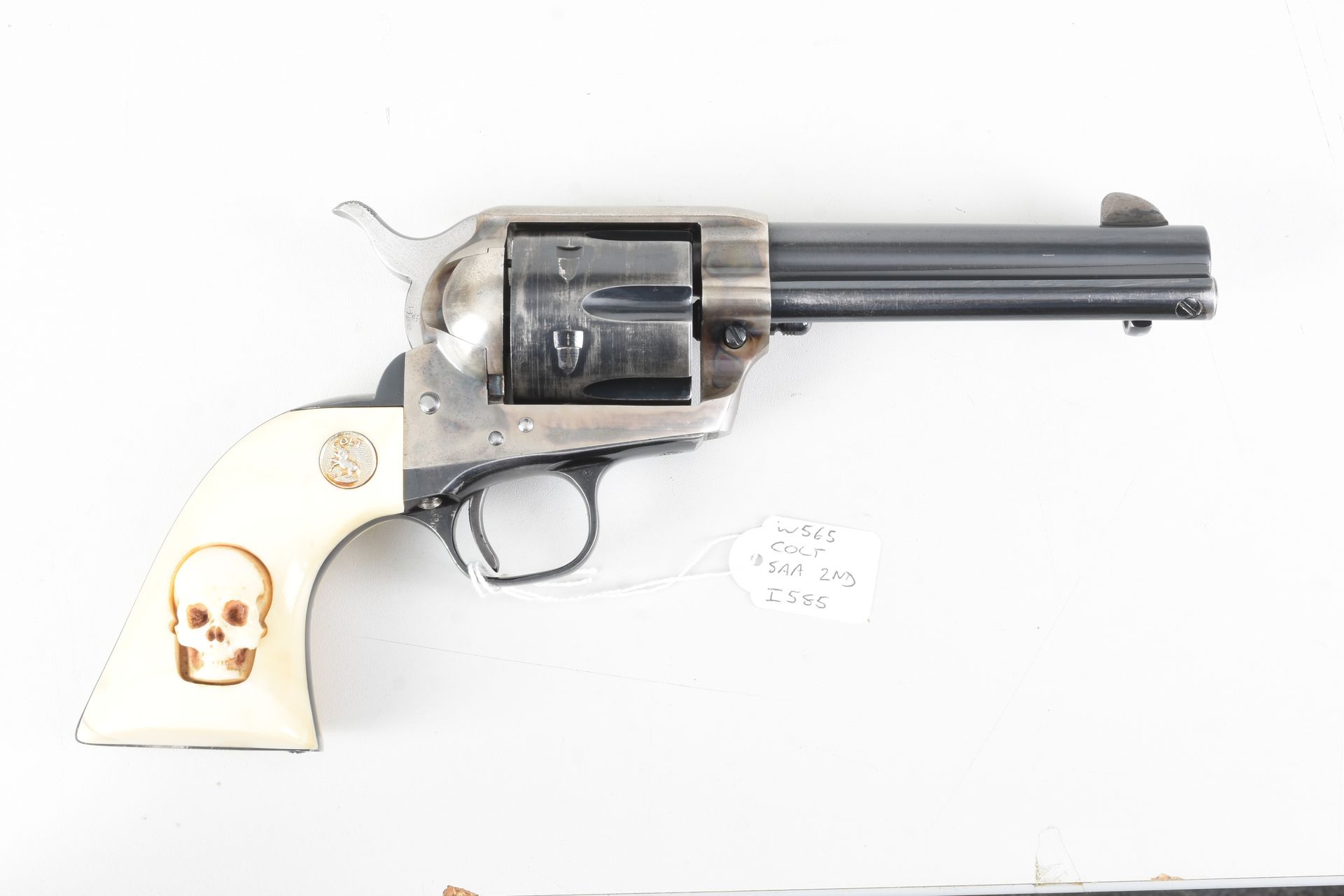 COLT SAA 2ND	45 LC 4 3/4 barrel original Ivory Grips