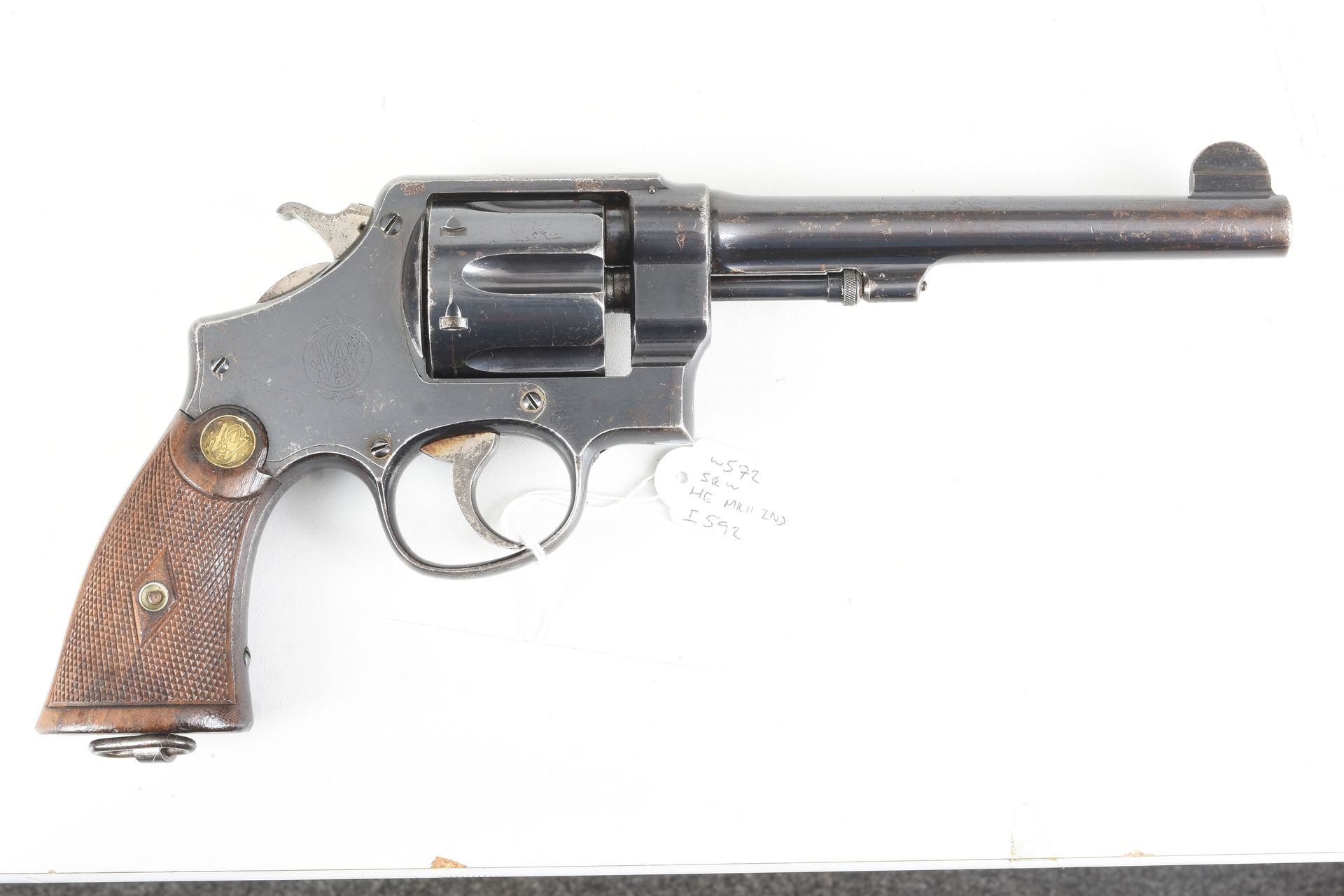 SMITH & WESSON	BRITISH CONTRACT 2ND MODEL HAND EJECTOR MK II 	455WEB