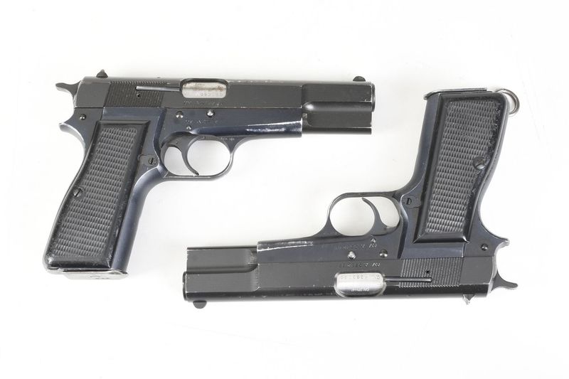 FN HERSTAL - Lightweight Pair of 1980 first year production GP gendarmerie