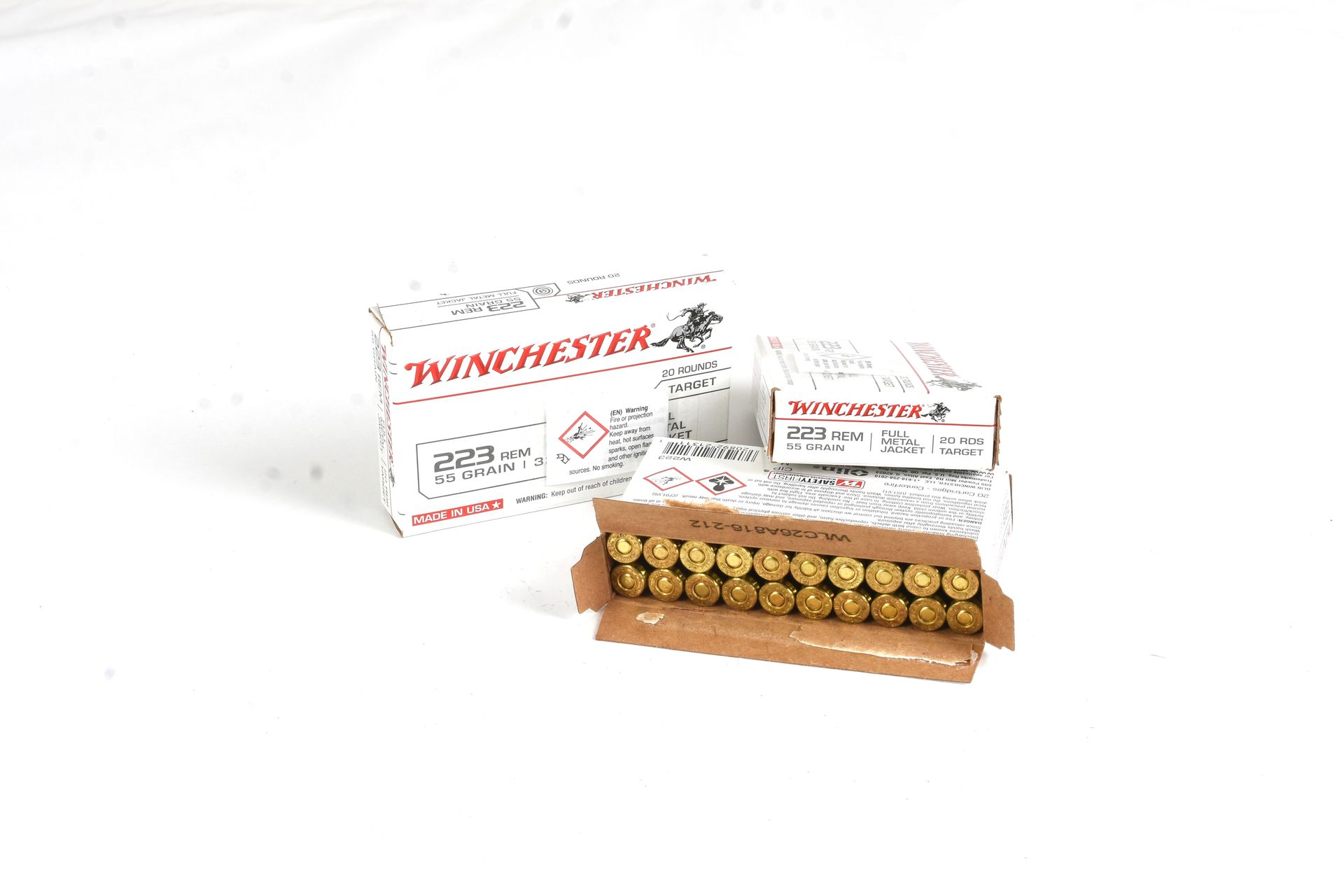 WINCHESTER	223 REM	55	FMJ	20 RD BOX