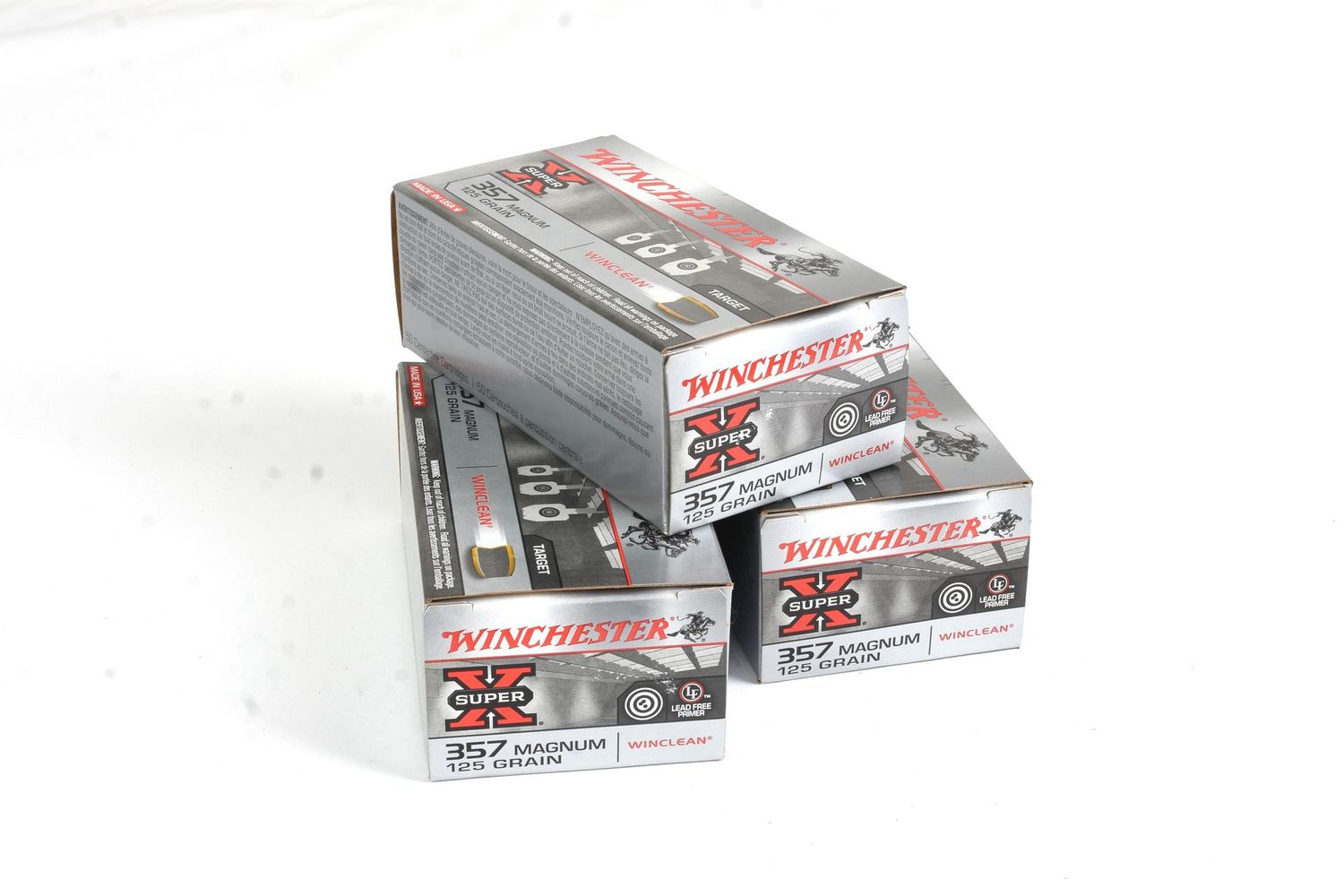 WINCHESTER	357MAG	125	 JSP WINCLEAN 50 RD BOX