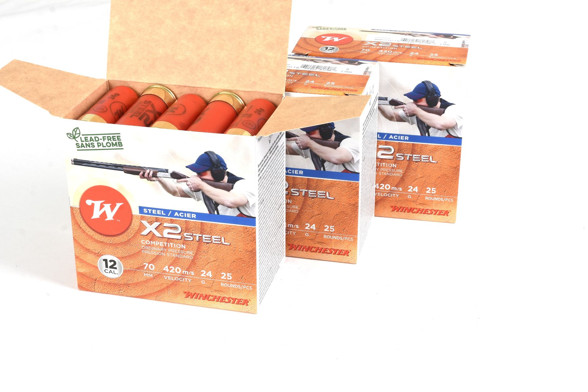 WINCHESTER	12 GA	24	#9 X2 STEEL	25 RD BOX