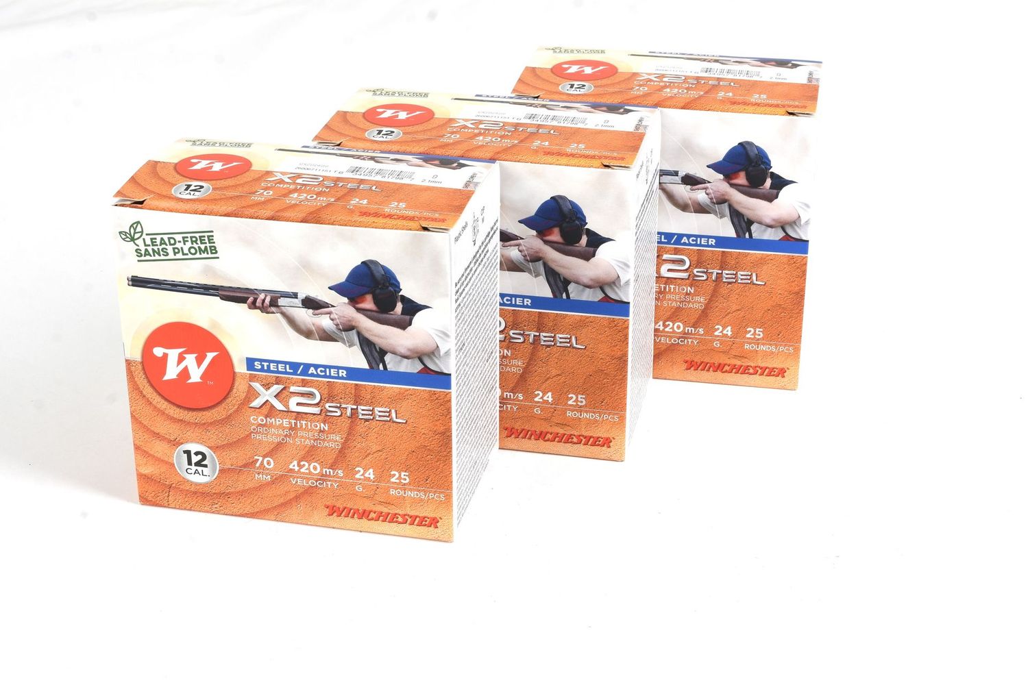 WINCHESTER	12 GA	24	#9 X2 STEEL	25 RD BOX