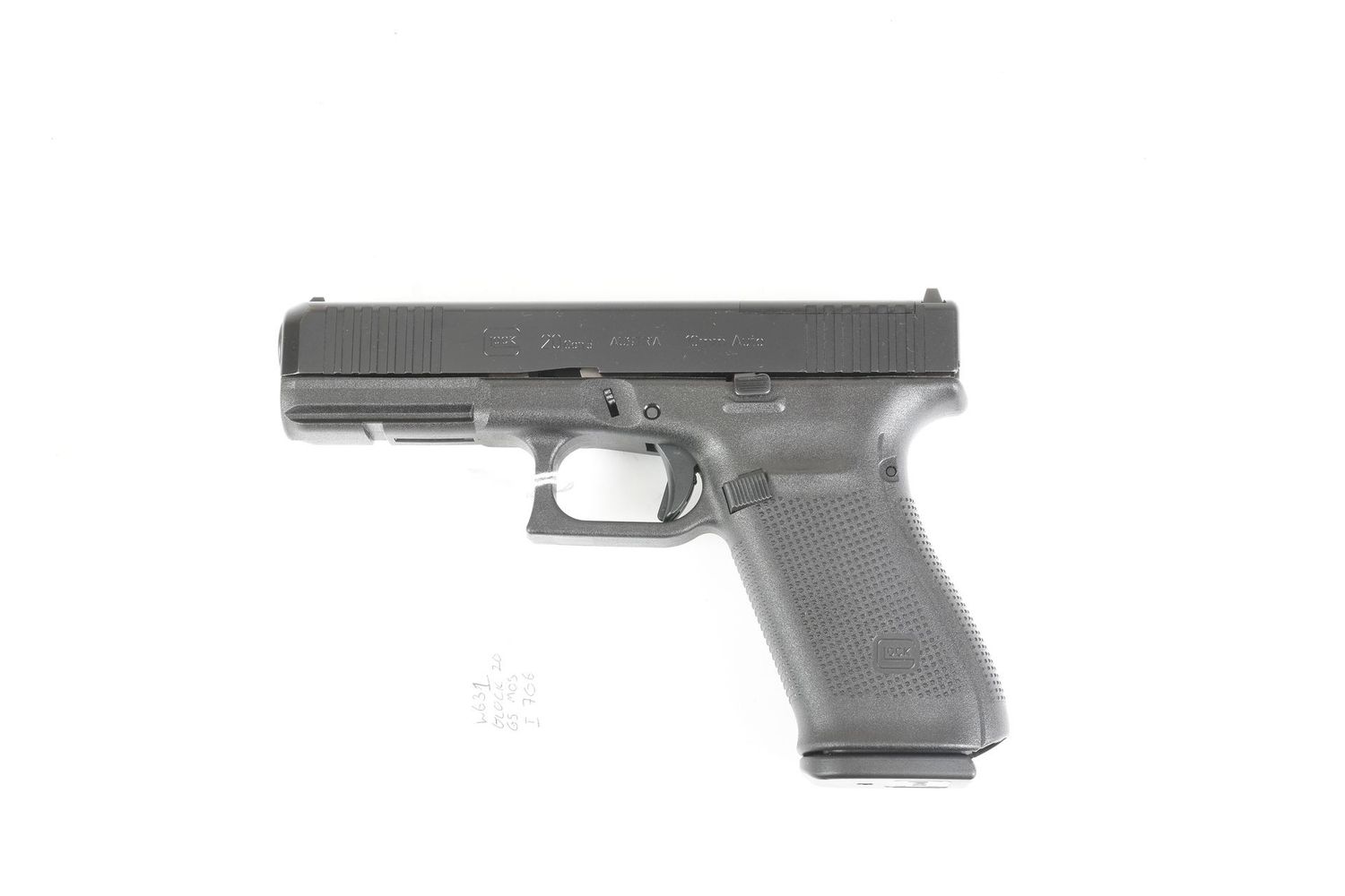 GLOCK	20 Gen5 MOS 10mm AUTO