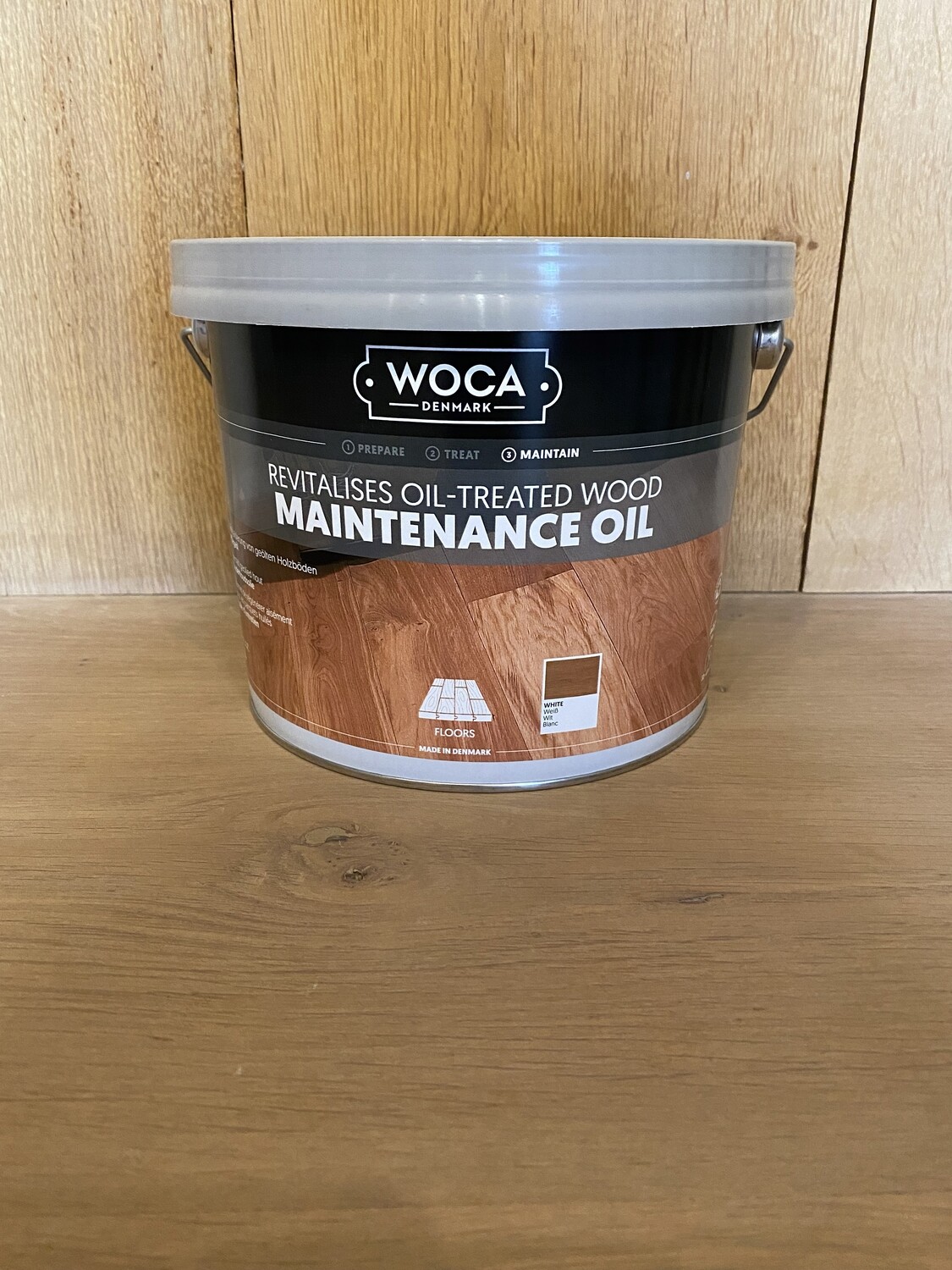 Woca Onderhoudsolie wit, 2.5L