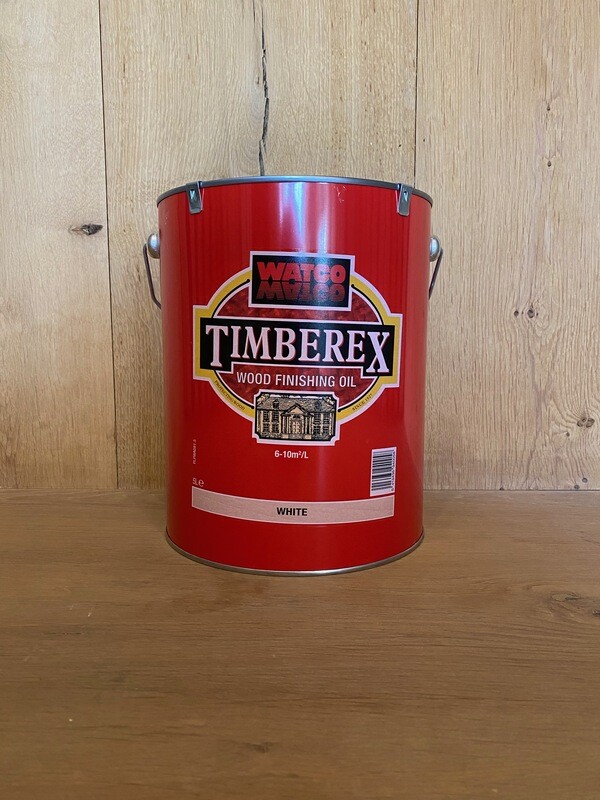 Timberex wood finishing oil, white