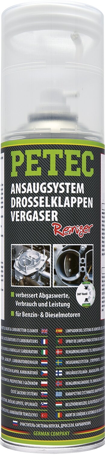 ANSAUGSYSTEM-, DROSSELKLAPPEN- & VERGASERREINIGER SPRAY, 500ML