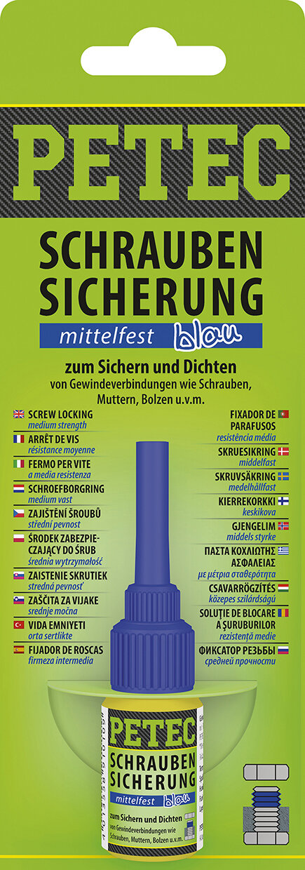 SCHRAUBENSICHERUNG MITTELFEST, 5 G, SB-KARTE