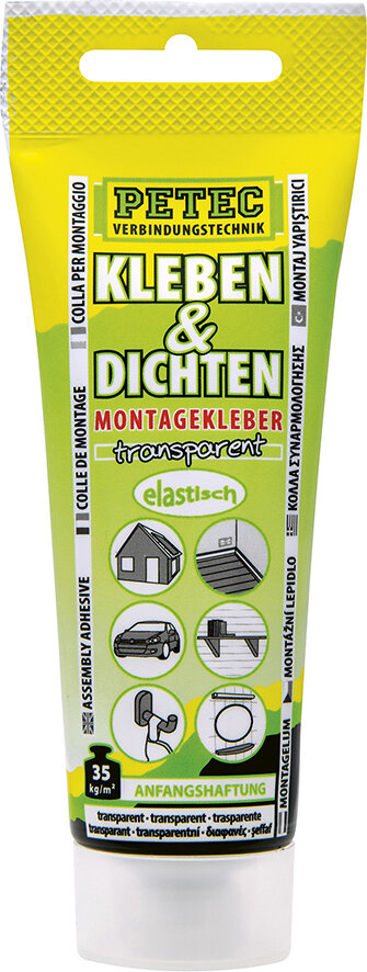 KLEBEN & DICHTEN ECOLINE, TRANSPARENT, 80ML