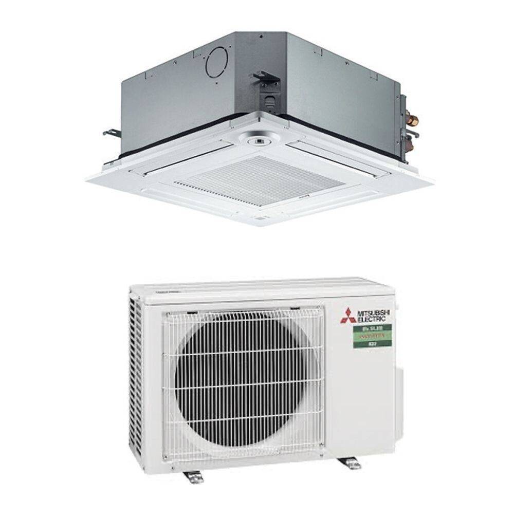 ​Climatizzatore a cassetta a 4 vie Mitsubishi SLZ-M35FA da 12000 Btu
