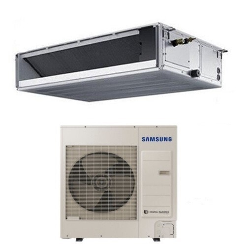 Climatizzatore Condizionatore Samsung Inverter Canalizzato 36000 BTU Media Prevalenza AC100RNMDKG/EU A+/A+ Wi-Fi Optional R-32