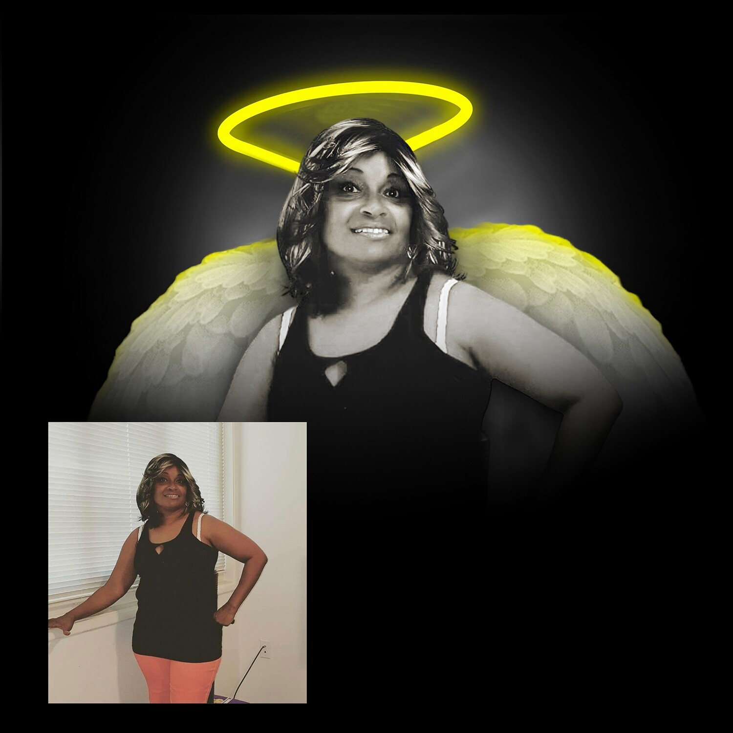 Portrait of dear lost angel